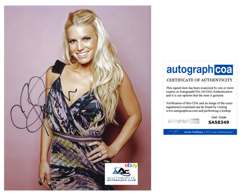 Autografo jessica simpson - autografo,