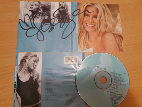 Jessica simpson autograph - jessica, cd
