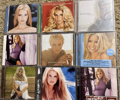 Jessica simpson 9cd 1dvd lot - simpson,