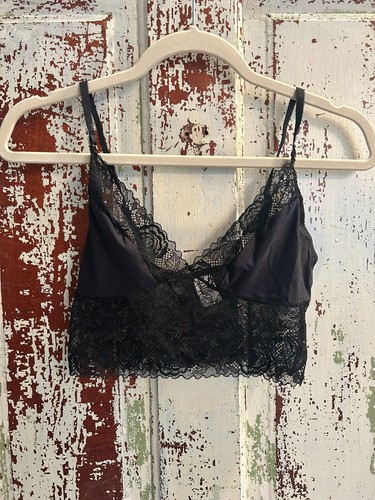 Bralette pizzo nero - bralette, in